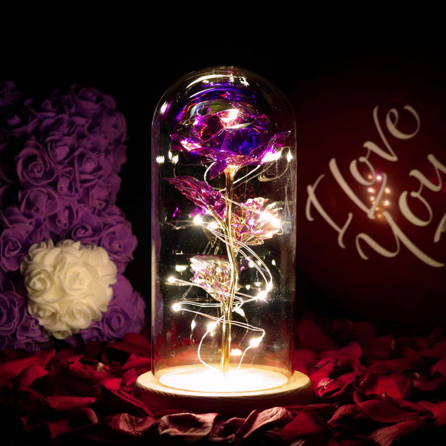 Faerie Flora Rose Lamp