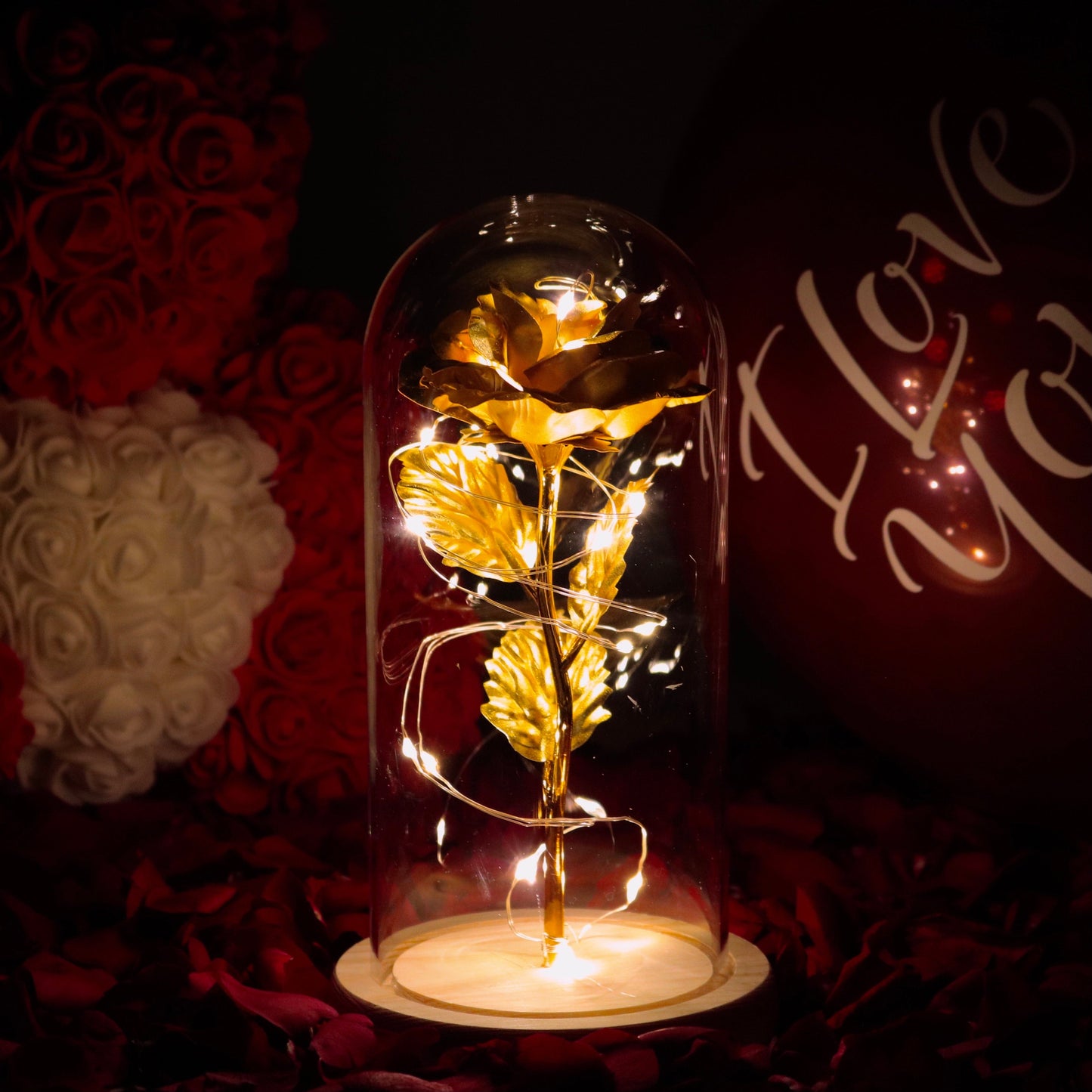 Faerie Flora Rose Lamp