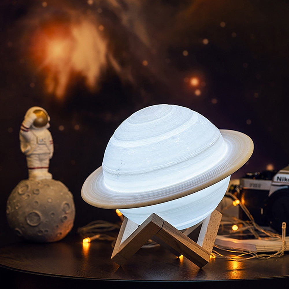 Celestial Saturn Lamp Light