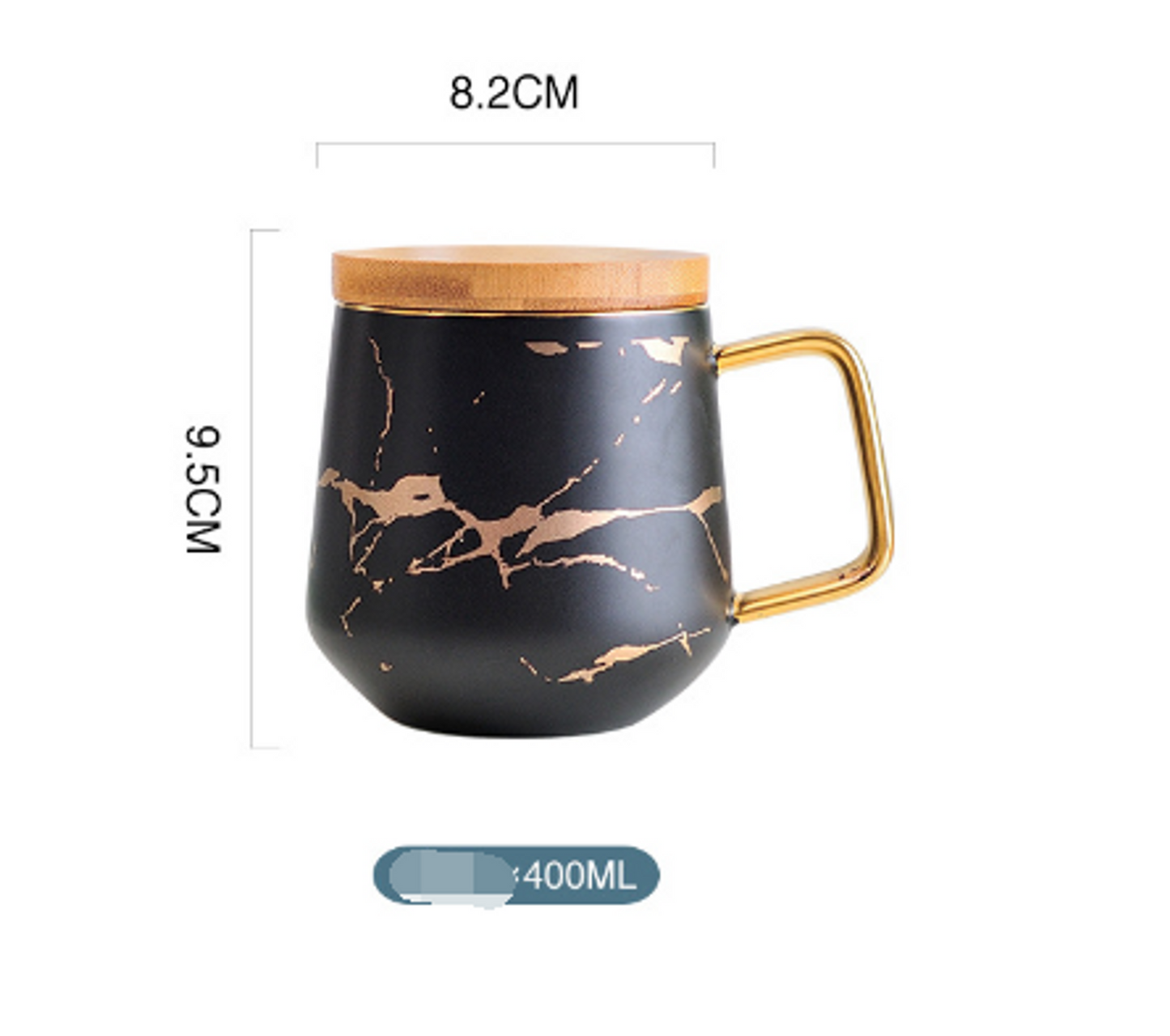 Gilded Magic Marble Mugs