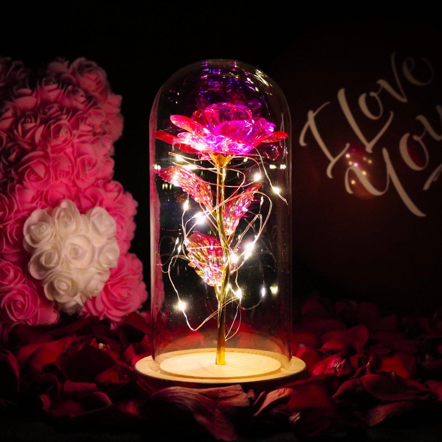 Faerie Flora Rose Lamp