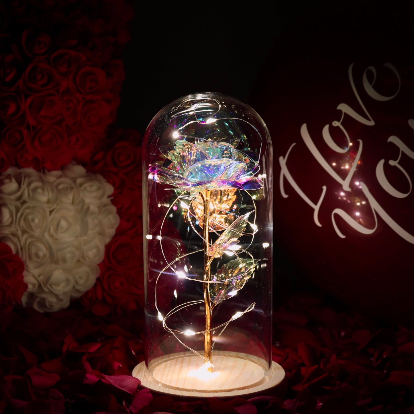 Faerie Flora Rose Lamp