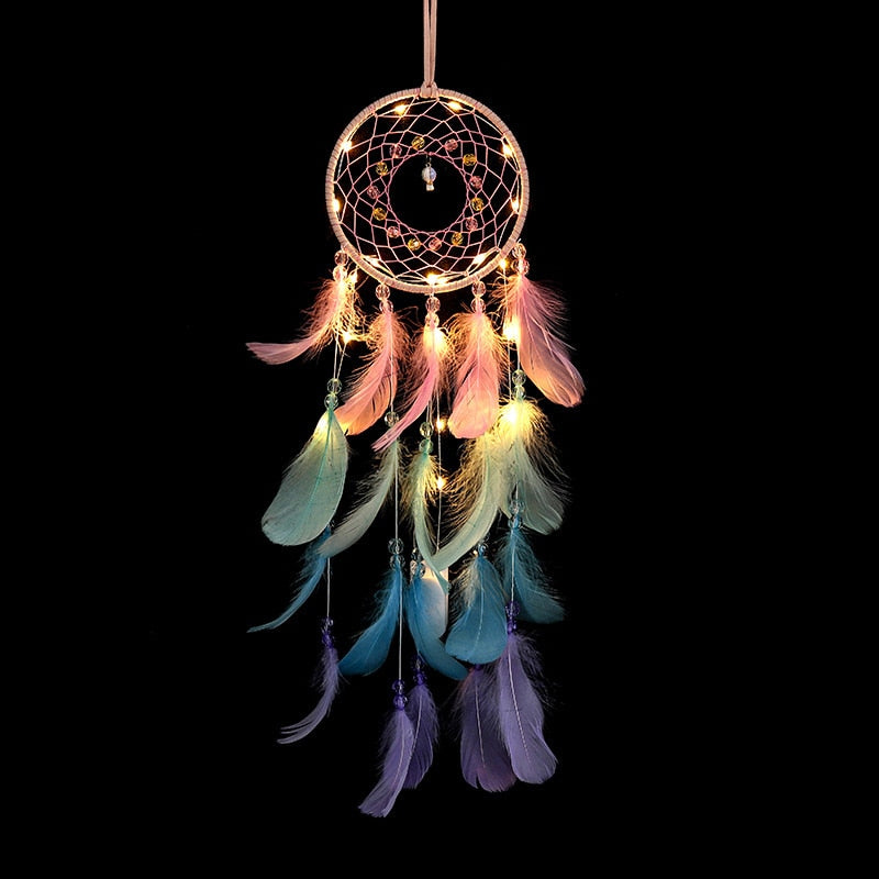 Rainbow Dream Catcher Light