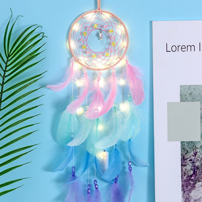 Rainbow Dream Catcher Light