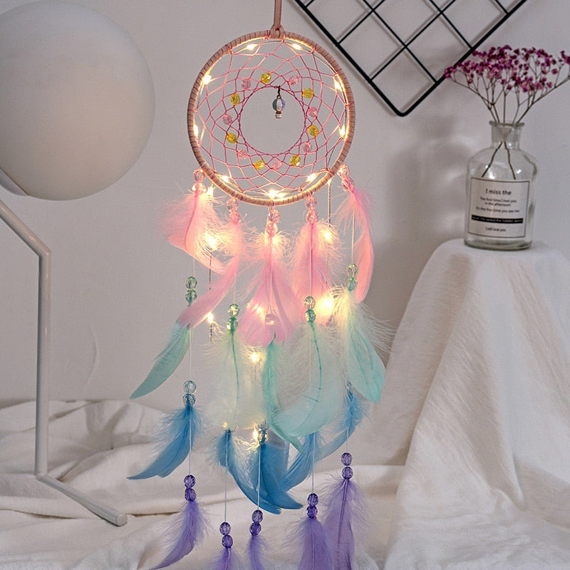 Rainbow Dream Catcher Light